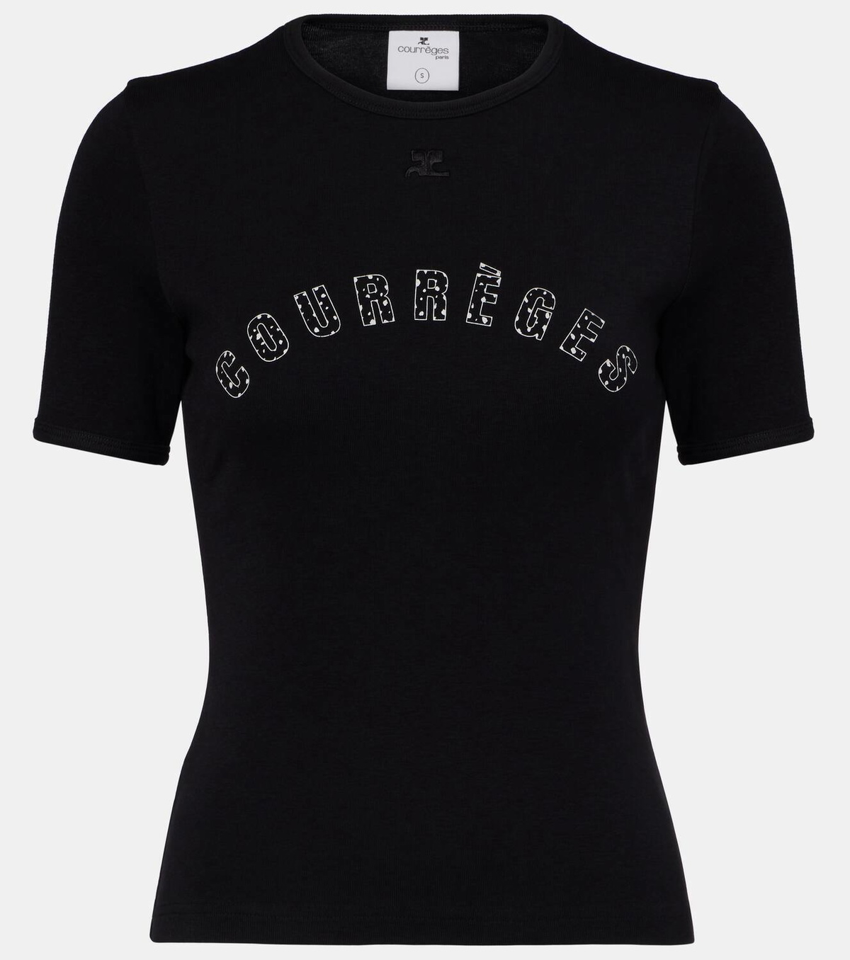 Courrèges Medusa printed cotton T-shirt Courreges