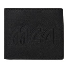 McQ Alexander McQueen Black Metal Logo Fold Wallet