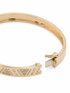 Harwell Godfrey 18K Yellow Gold Stardust Diamond Bangle Bracelet