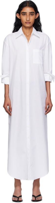 Photo: The Frankie Shop White Helena Shirt Maxi Dress