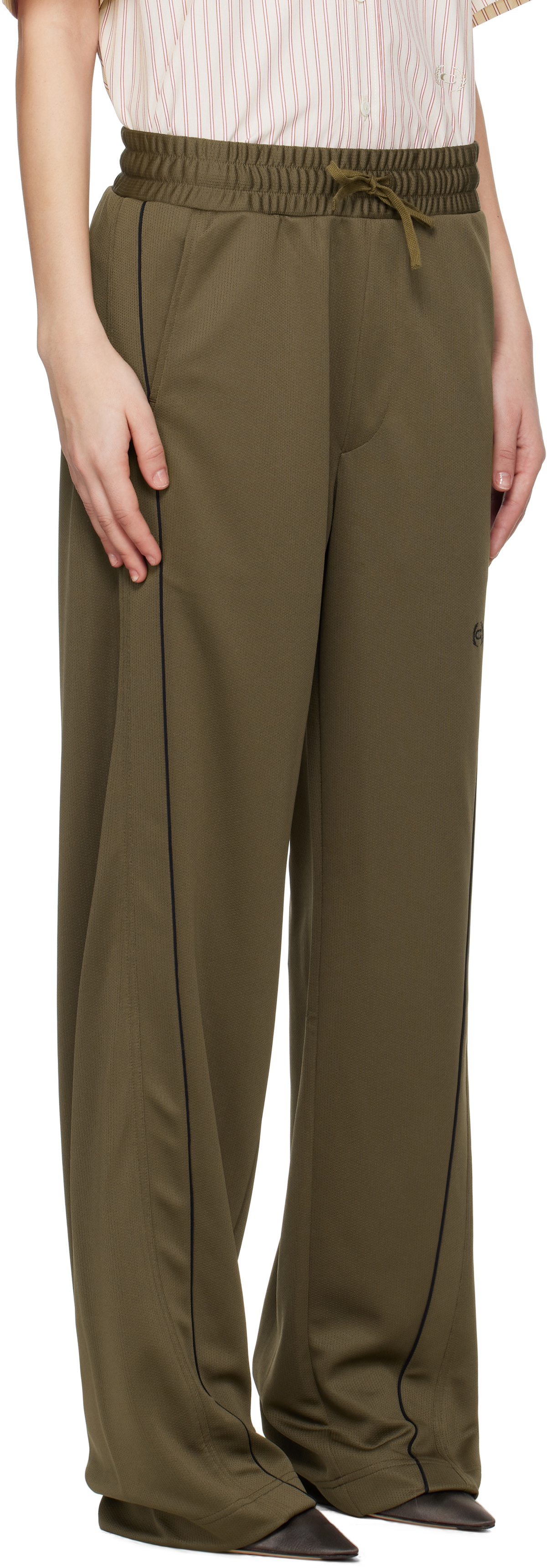 Commission Khaki Shift Track Pants