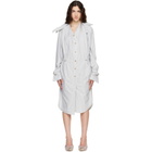 Vivienne Westwood Gray Drunken Shirt Midi Dress