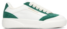 Casablanca White & Green Del Mar Sneakers