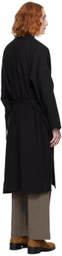 Jan-Jan Van Essche Black Long Coat