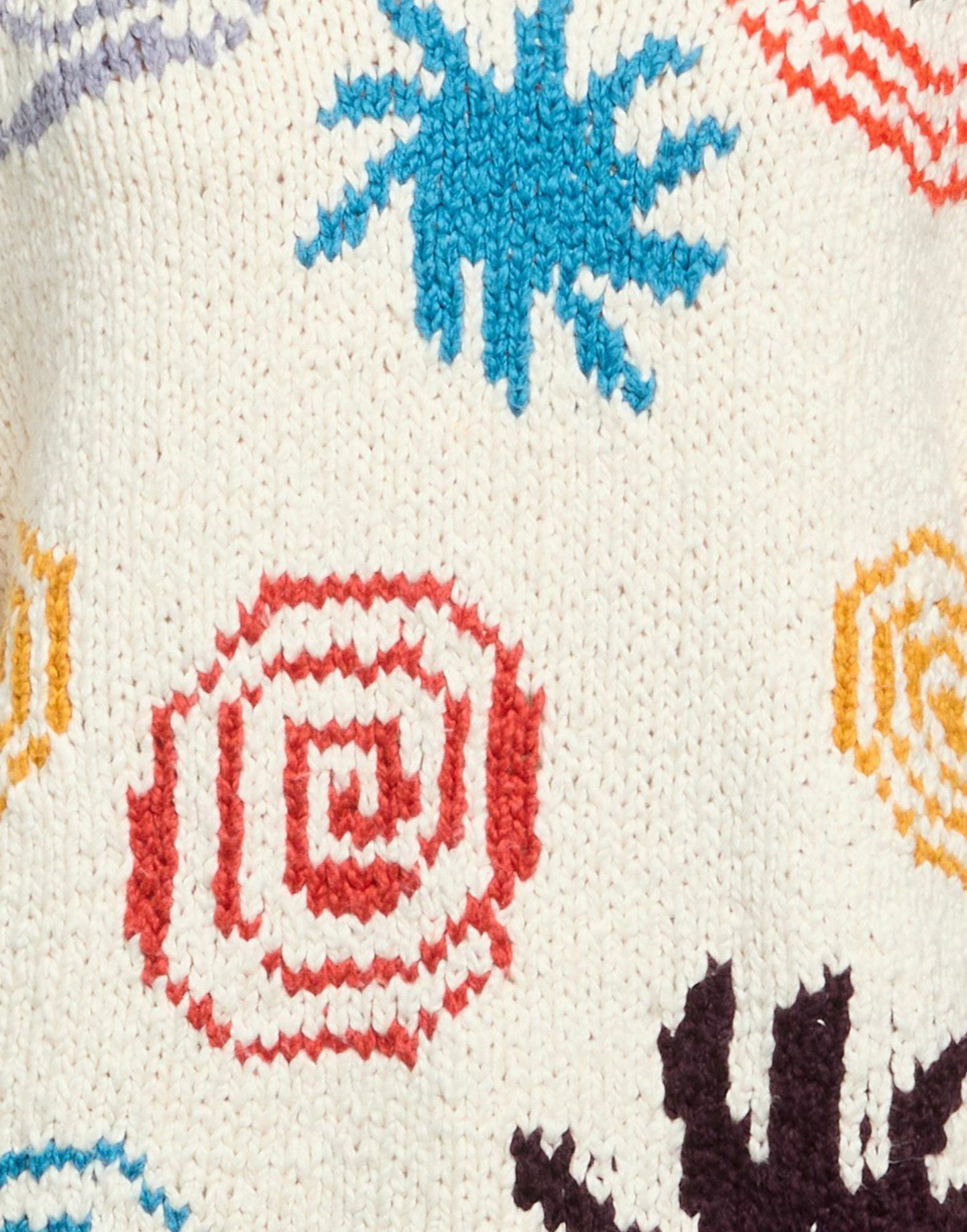 The Elder Statesman Womens Sweater Ivory