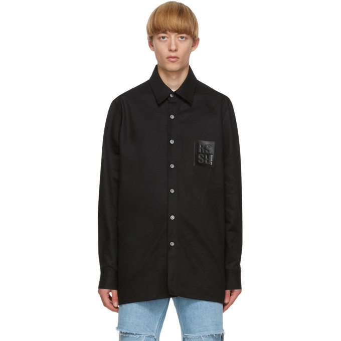 Photo: Raf Simons Black Denim Big Fit Shirt