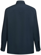 JIL SANDER - Fine Tech Gabardine Zipped Shirt