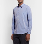 De Bonne Facture - Slim-Fit Cotton-Poplin Shirt - Blue