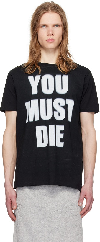 Photo: Ashley Williams Black 'Die' T-Shirt