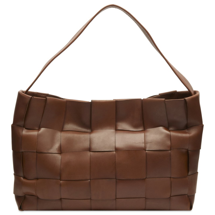 Photo: ST. Agni Women's Woven Large Tote in Chestnut 