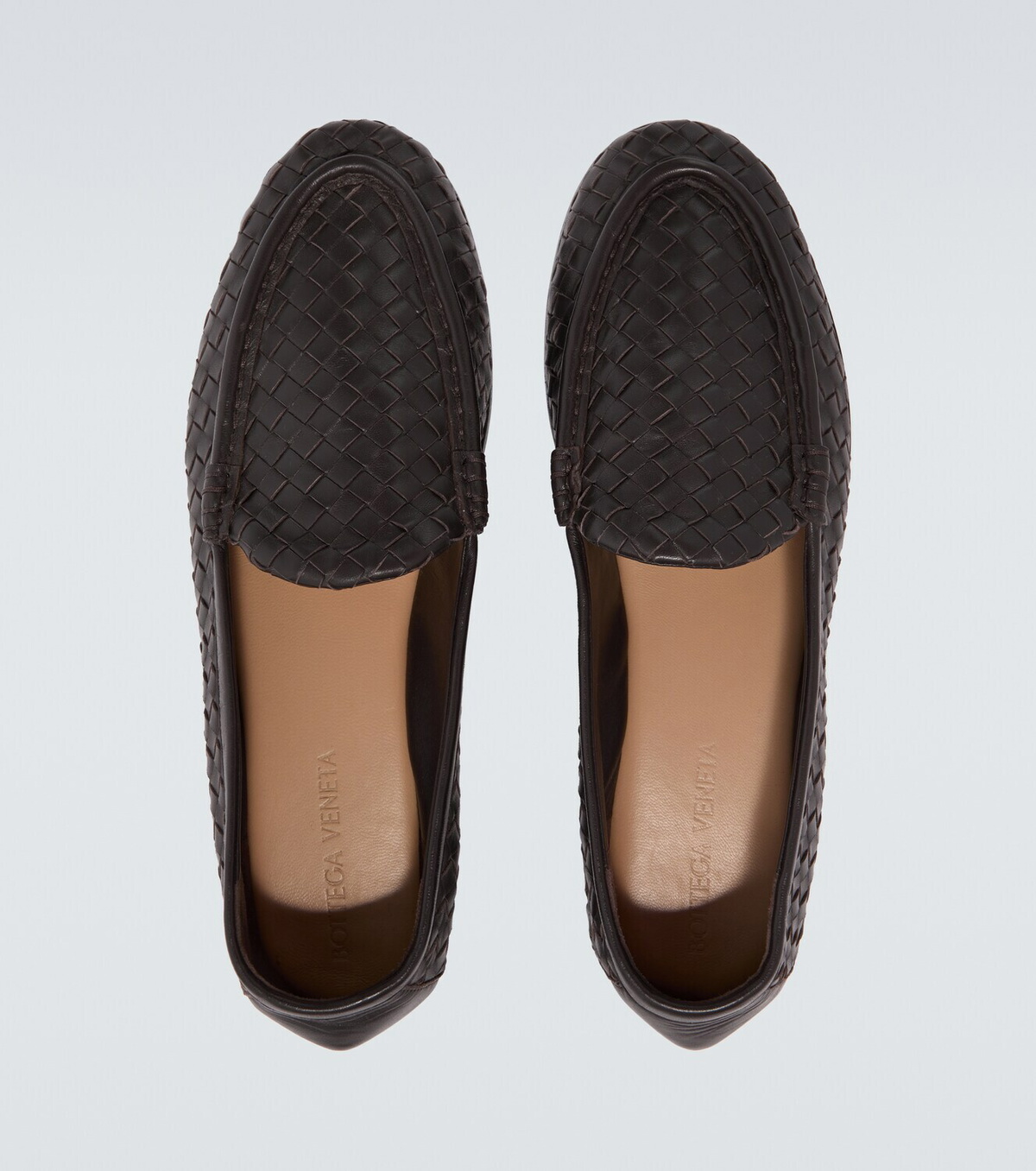 Bottega Veneta Silenzio Intrecciato leather loafers