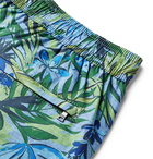 Onia - Long-Length Printed Shell Swim Shorts - Men - Blue