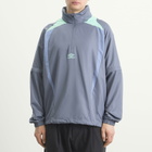 Umbro Men's Zip Off Sleeve Wind Jacket in Grisaille/Ocean Wave/Infinity