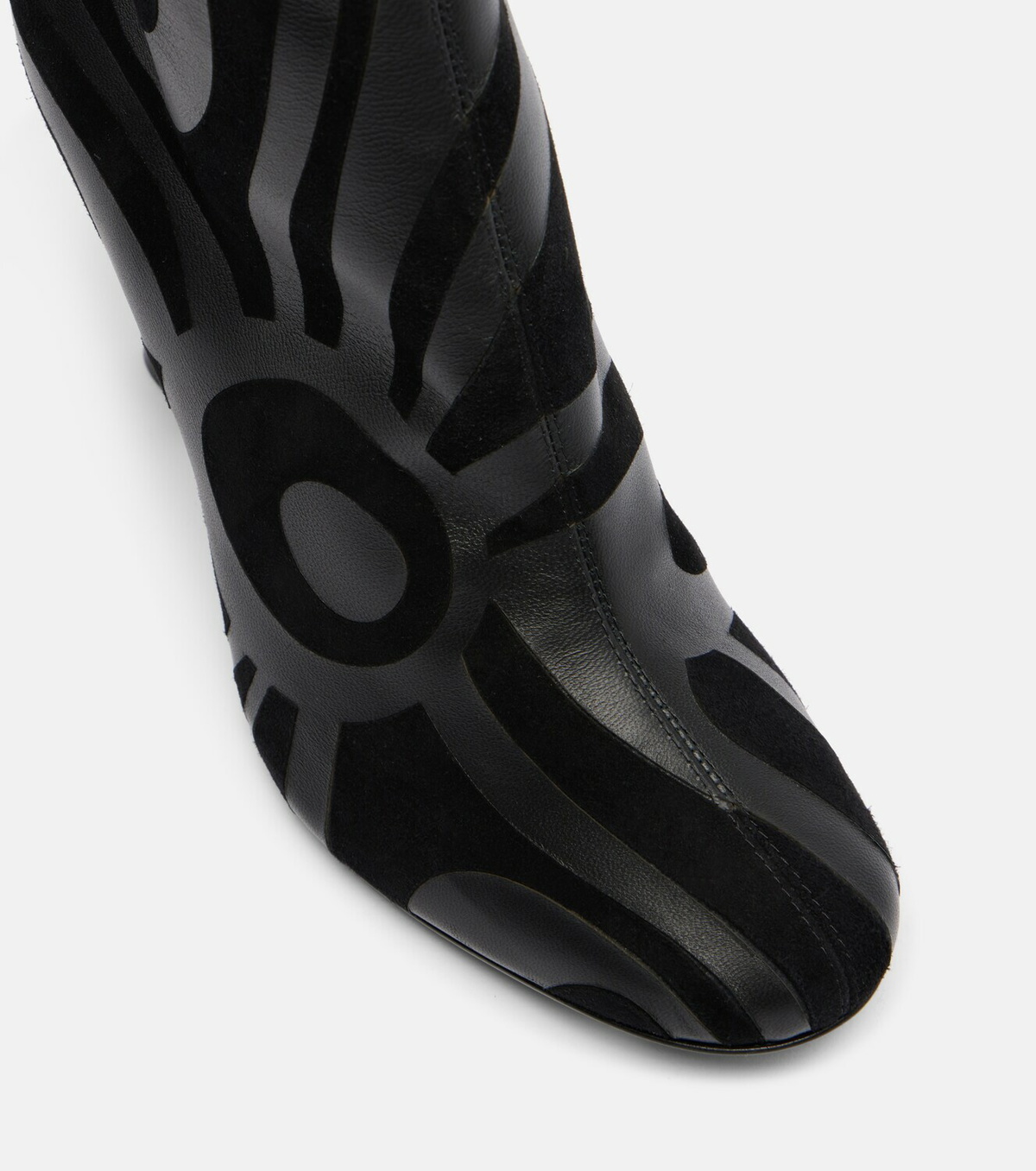 Pucci Marmo suede and leather ankle boots