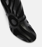 Pucci Marmo suede and leather ankle boots