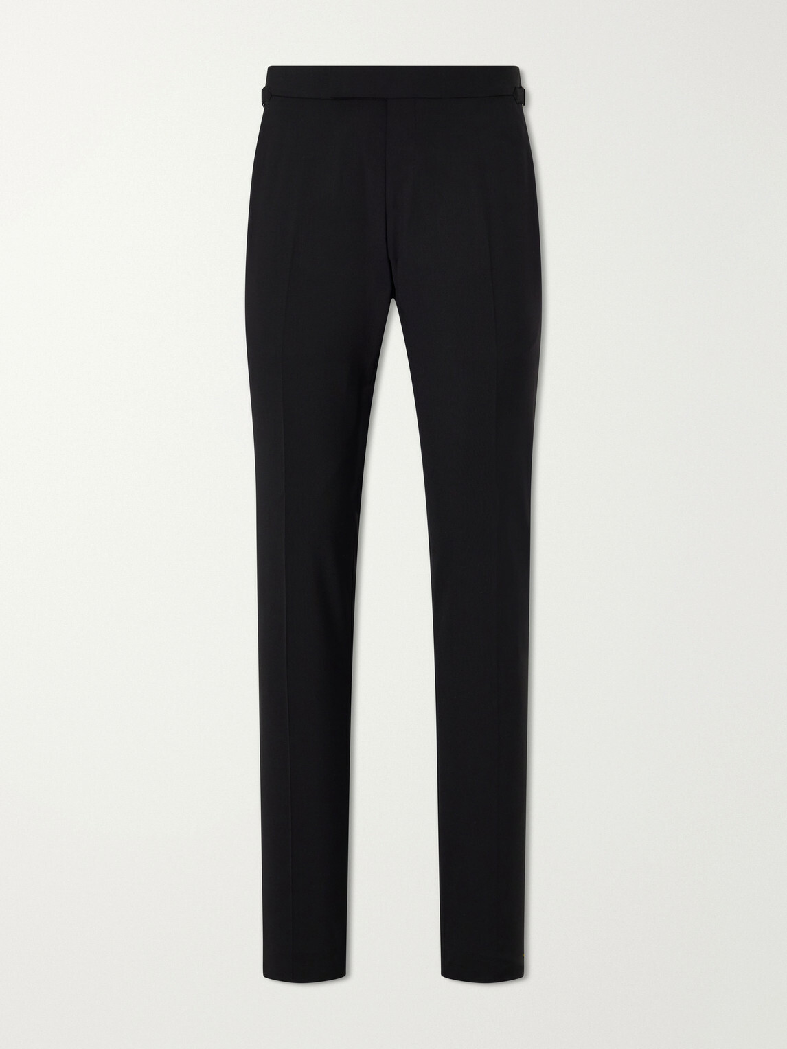 TOM FORD - Shelton Straight-Leg Stretch-Wool Trousers - Black