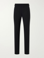 TOM FORD - Shelton Straight-Leg Stretch-Wool Trousers - Black