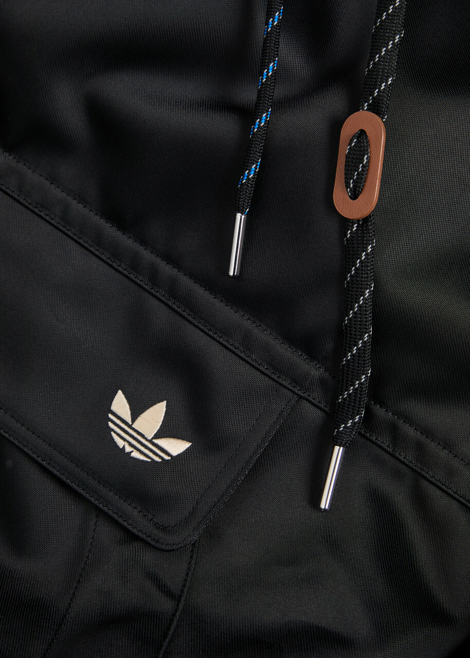 Adidas X Wales Bonner X Wales Bonner Hooded Satin Jacket Black