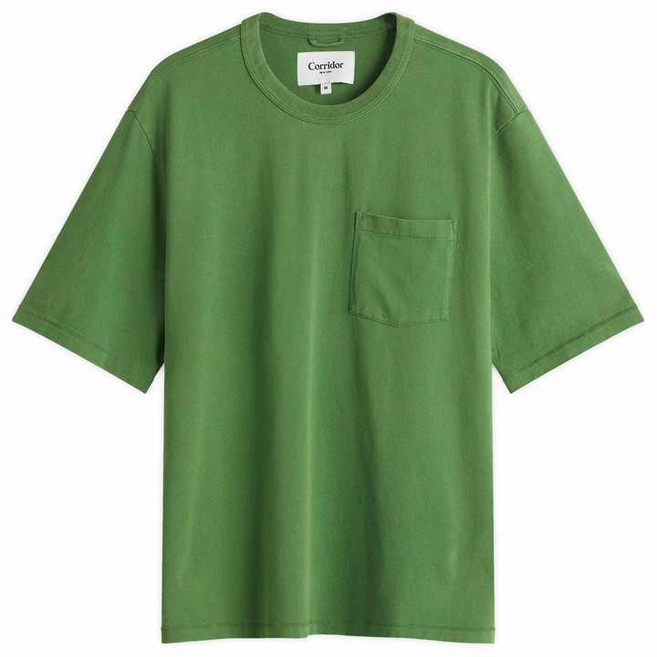 Photo: Corridor Men's Garment Dye T-Shirt in Green