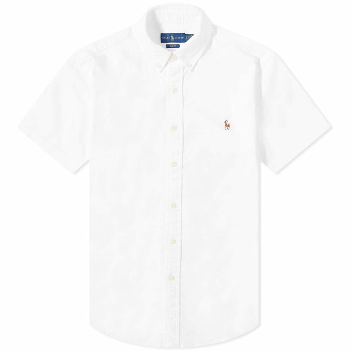 Photo: Polo Ralph Lauren Men's Short Sleeve Shirt in White