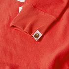 A Bathing Ape Men's Relaxed College Crew Sweat in Red