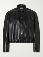 Jil Sander - Leather Jacket - Black