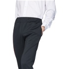 Daniel W. Fletcher Navy Contrast Panel Trousers