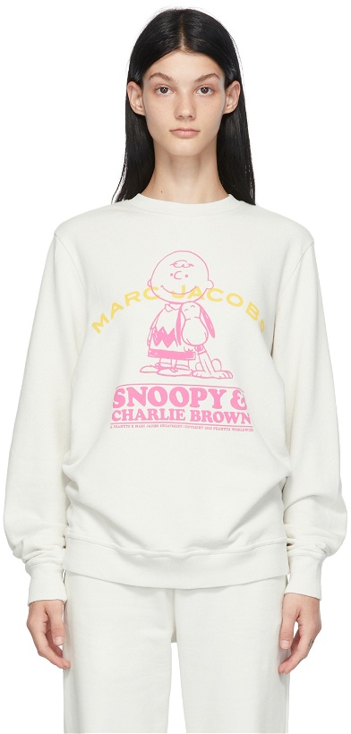 Photo: Marc Jacobs Off-White Peanuts Edition 'Happiness Is' Sweatshirt