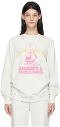 Marc Jacobs Off-White Peanuts Edition 'Happiness Is' Sweatshirt