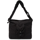 C.P. Company Black Nylon B Garment-Dyed Compact Bag