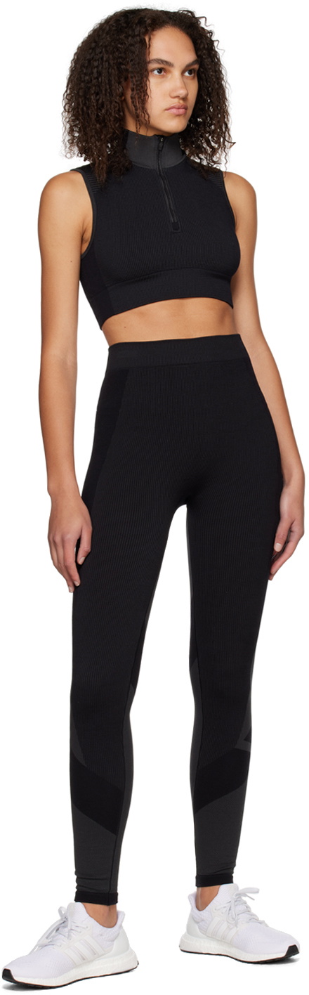 Y-3 Black Seamless Tank Top