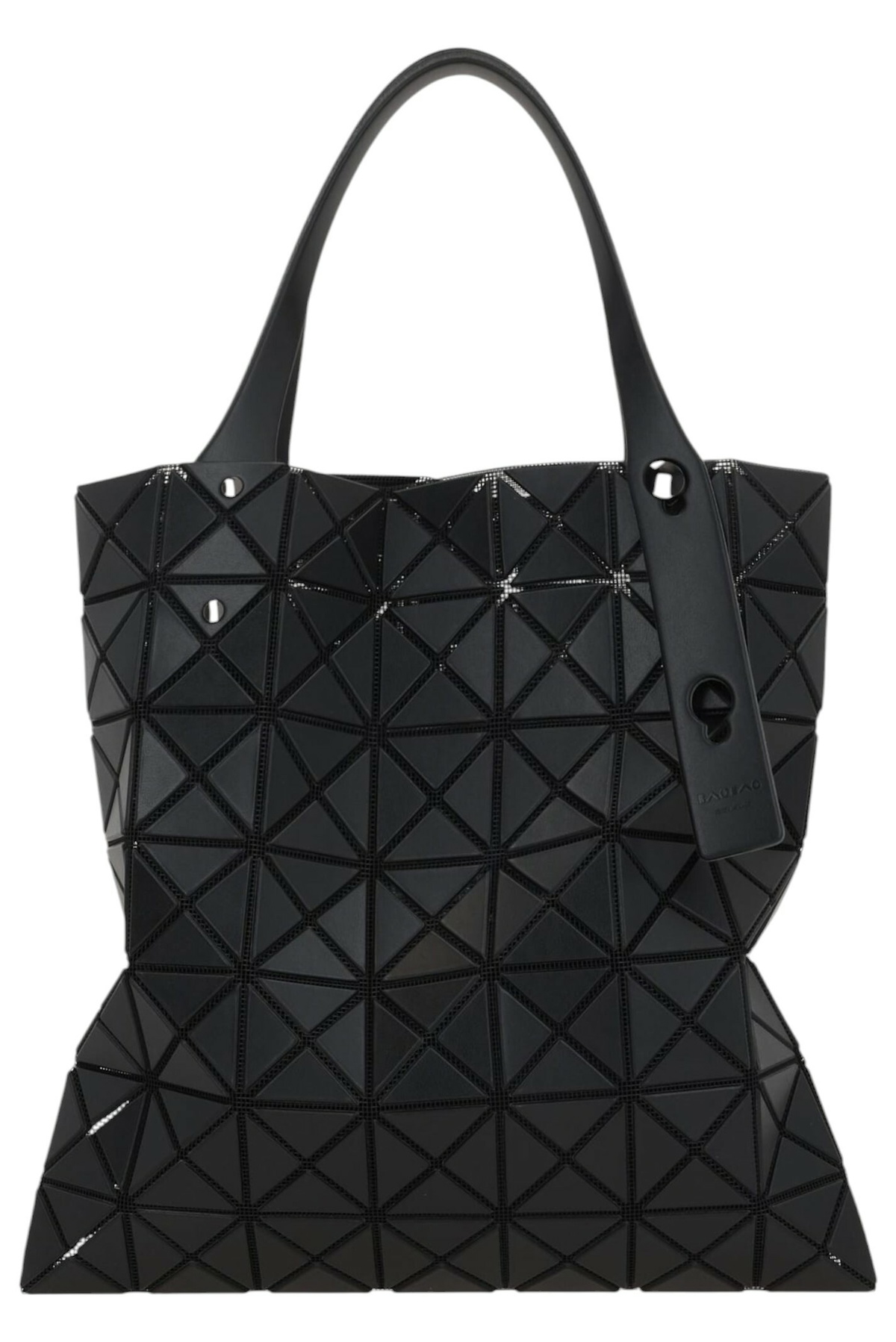 BAO BAO ISSEY MIYAKE Gunmetal Loop Metallic Shoulder Bag Bao