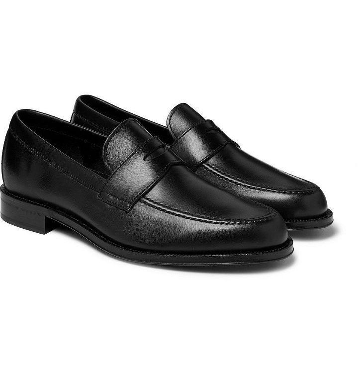 Photo: Paul Smith - Lowry Leather Penny Loafers - Black