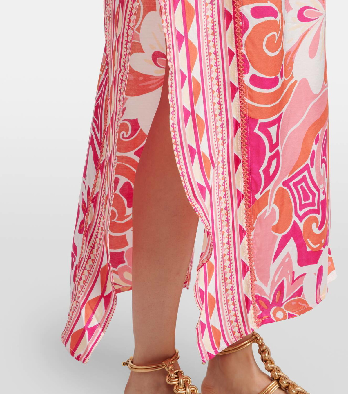 Poupette St Barth Amaya floral kaftan