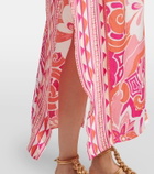 Poupette St Barth Amaya floral kaftan