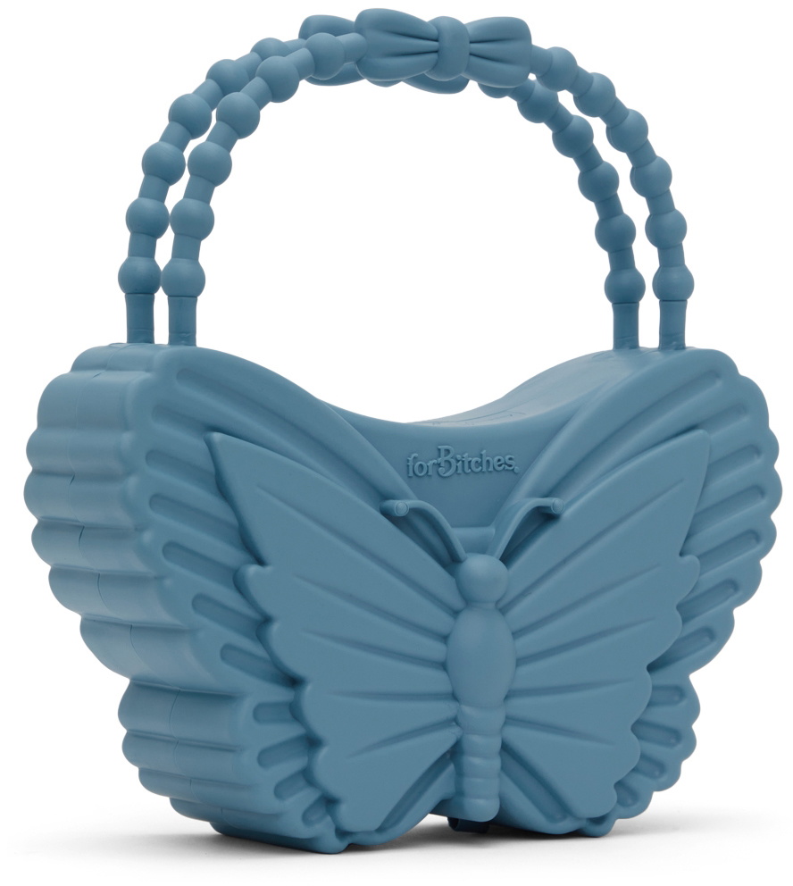 forBitches Blue Moulded Edition Butterfly Bag