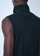 Homme Plissé Issey Miyake Sleeveless Ribbed Gilet