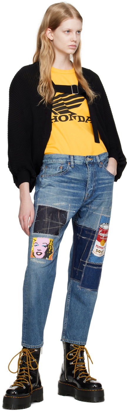 Junya Watanabe Blue Patch Jeans