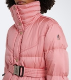Moncler Grenoble Karshi belted down ski jacket