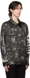 AMIRI Black Graphic Jacket