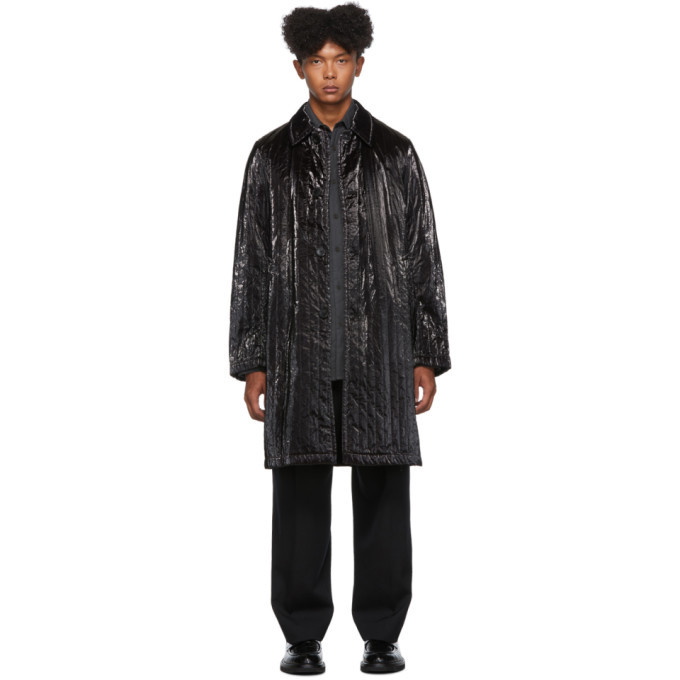 Photo: Dries Van Noten Black Roal Coat