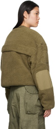 Entire Studios Khaki Fluffy Jacket
