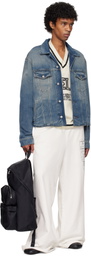 MM6 Maison Margiela Black Nylon Three Pockets Backpack