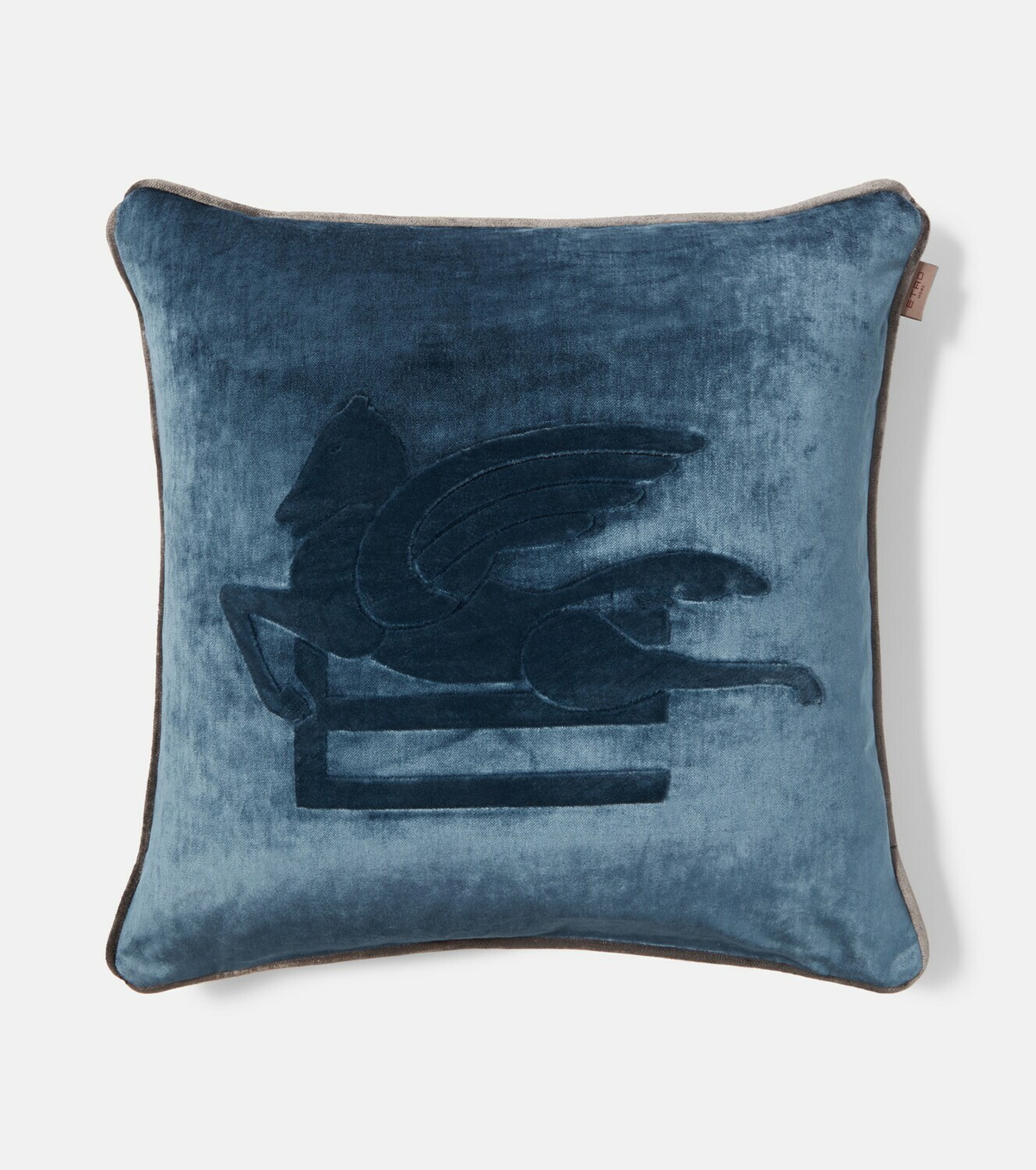 Etro Pegaso embroidered cushion