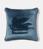 Etro Pegaso embroidered cushion