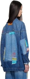 Marni Blue Oversized Denim Jacket