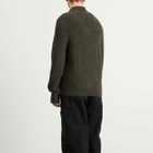 Barbour Men's Heritage + Garthman Zip Cardigan in Olive Ink
