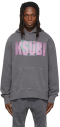 Ksubi Grey Deranged Kash Hoodie