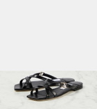 Jimmy Choo Jess leather thong sandals
