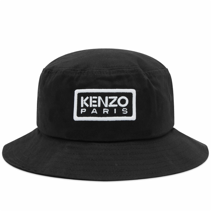 Photo: Kenzo Men's Logo Bucket Hat in Black